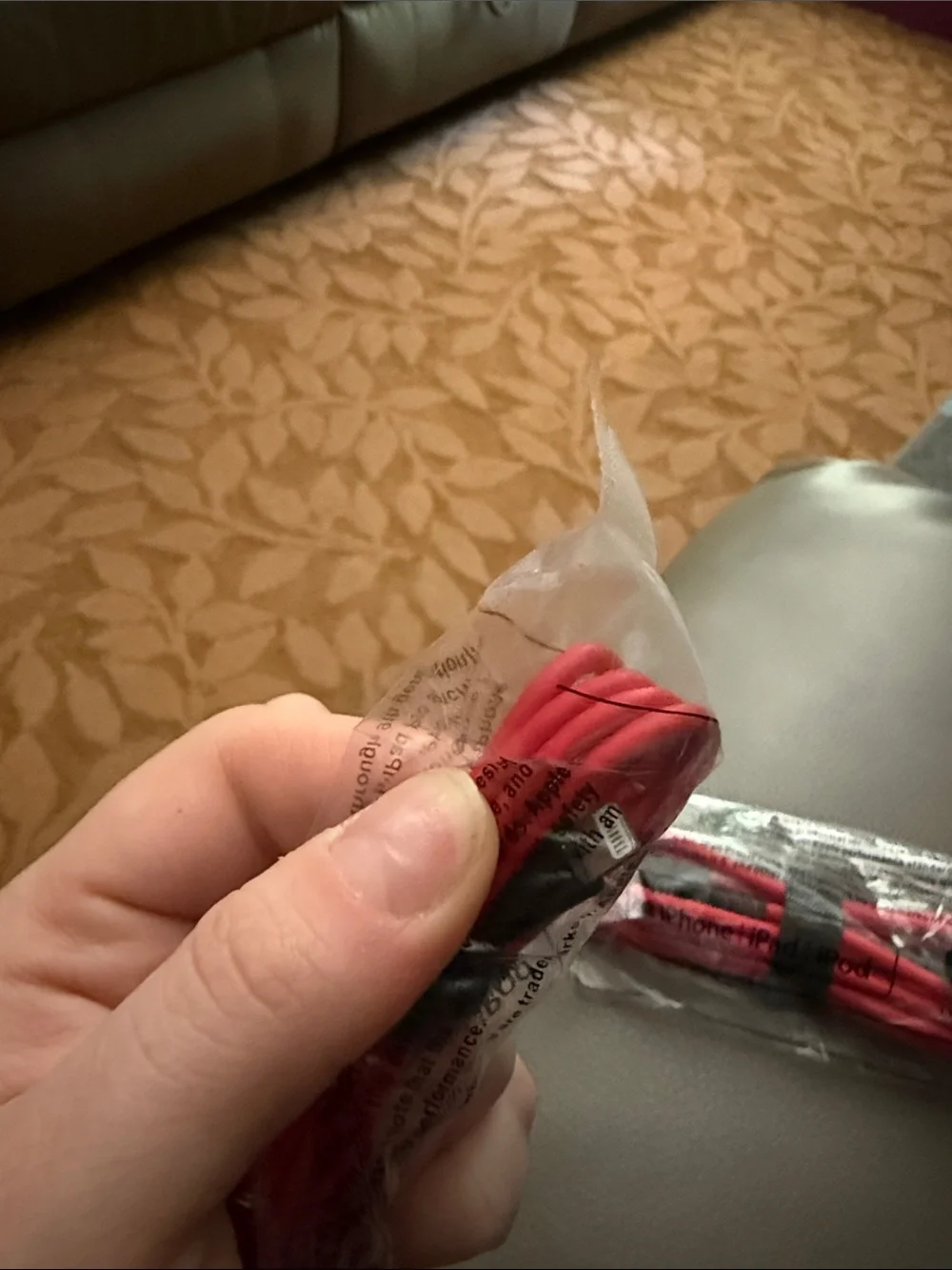 Apple Lightning to USB Cable — Red